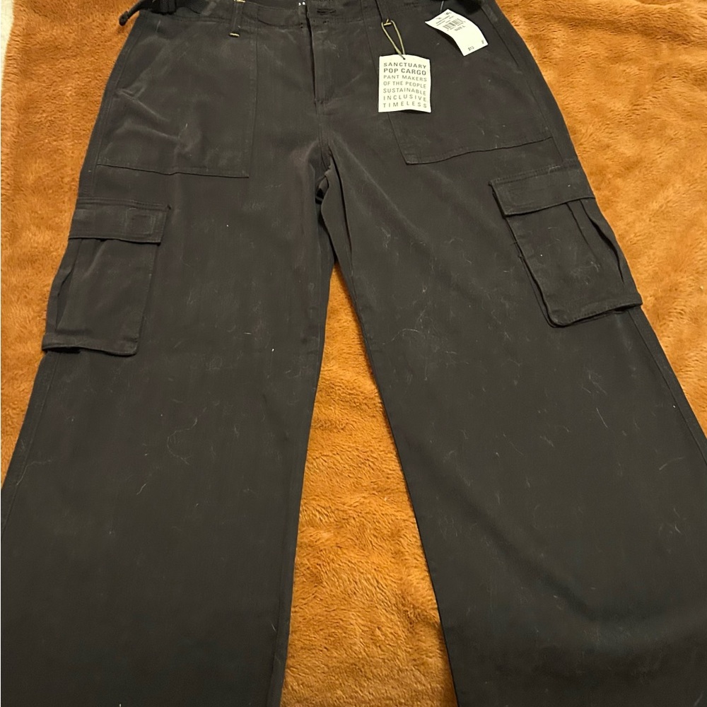 Sanctuary Women's Black Cargo Pants